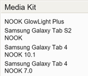 NOOK GlowLight Plus™ Media Kit - Barnes & Noble