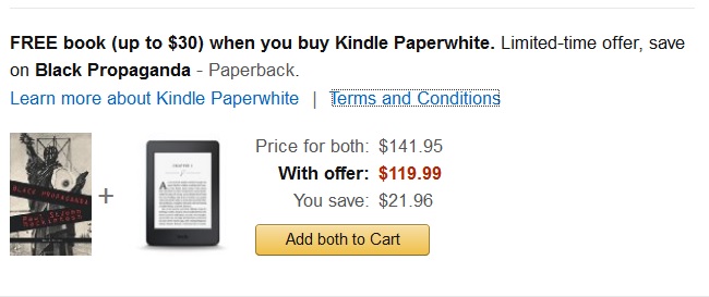 amazon kindle paperwhite free books